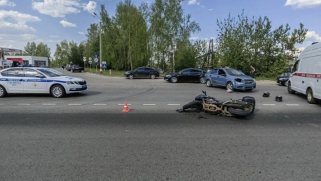 В Александрове мотоциклист разбился вместе с пассажиром