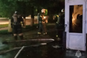 Во Владимире ночью сгорел вейпшоп