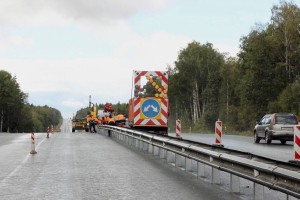 Ремонт трассы М-7 во Владимирской области завершится осенью