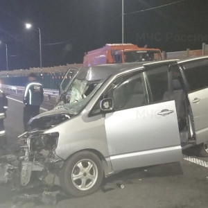 Во Владимирской области пострадавшего зажало в кабине авто после ДТП на М-12