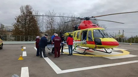 Во Владимирской области на вертолете перевезли подростка с тяжелой формой пневмонии
