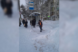 Во Владимире начали уборку снега лишь в марте