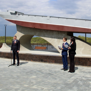 В Гороховце открыли аллею и сквер воинской славы судостроителей