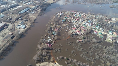 Во Владимирской области затопленные дома показали с высоты