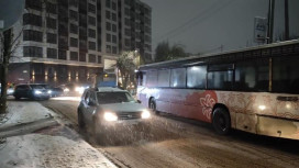 Во Владимире столкнулись автобус и 2 машины