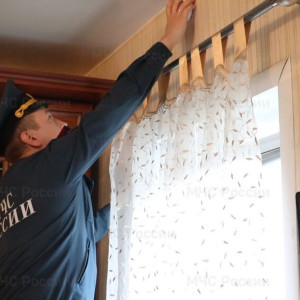 В квартирах семей бойцов СВО из Владимира установили пожарные извещатели