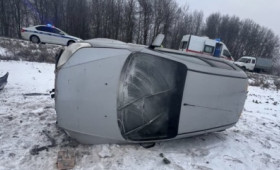 В Суздальском районе водитель иномарки-перевертыша попала в больницу