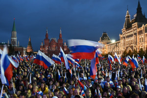 77,1% опрошенных доверяют президенту России Владимиру Путину