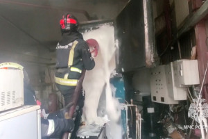 В Коврове работники завода по производству фанеры потушили возгорание