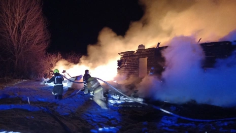 Во Владимирской области на пожаре погиб человек