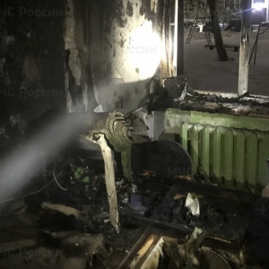 На пожаре во владимирском микрорайоне Энергетик пострадал 1 человек