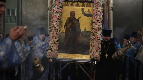 Боголюбскую икону Божией Матери доставили в Успенский собор во Владимире