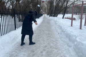 Мэрия Владимира упрекнула магазины в плохой уборке снега и льда