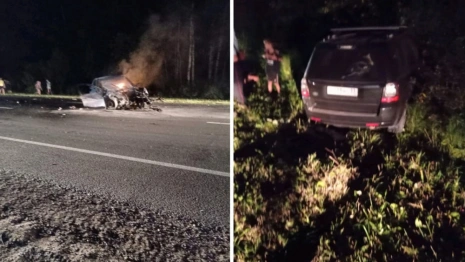 Очевидцы сообщили о жутком ДТП с пожаром под Владимиром