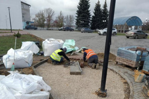 В центре Гусь-Хрустального появится габион с подсветкой в виде герба