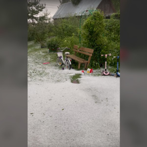 На Суздальский район обрушился град 