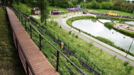 В городском парке в Александрове открыли историко-экологическую тропу