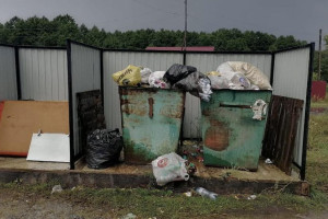 В Селивановском районе контейнерные площадки превратились в стихийные свалки