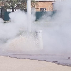 Во Владимире при разогреве отопления до +114 прорвало трубу с кипятком в Добром