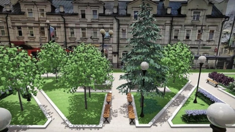 Во Владимире показали проект благоустройства Вокзального спуска