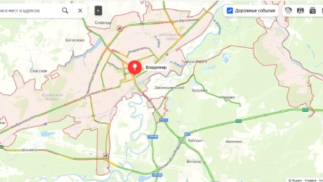 Во Владимире шоссе встали в пятничных пробках