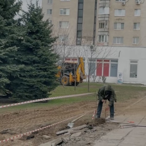 Чиновники показали на видео работы в сквере имени Кутузова во Владимире