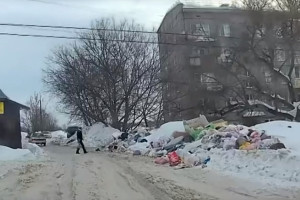 В Лакинске жители устроили свалку рядом с домом