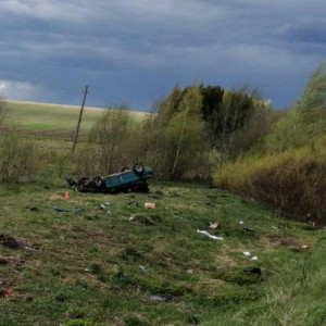 Во Владимирской области в перевернувшейся иномарке погиб 35-летний водитель