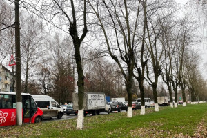 Во Владимире в мертвой пробке встал оживленный проспект