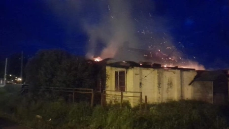 Под Петушками на пожаре погиб человек