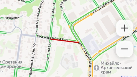 Во Владимире почти на 3 недели перекроют участок дороги на Гражданской