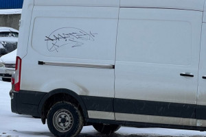 Во Владимире неизвестные разрисовали авто и гаражи