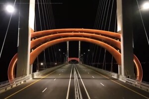 На мосту через Оку на М-12 под Муромом появилась подсветка