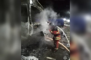 Во Владимирской области 40-летний водитель загоревшейся фуры получил ожоги рук и ног