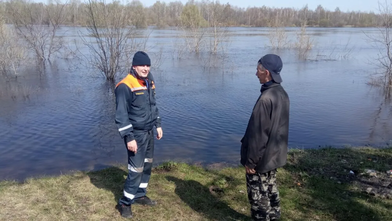 В Гороховце за сутки уровень воды в Клязьме вырос на 13 см