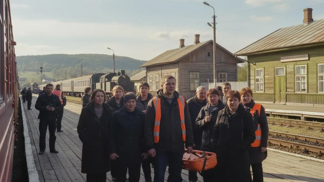 Ретро-поезд сбил женщину в Гусь-Хрустальном
