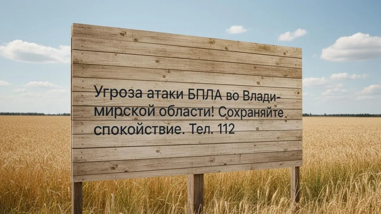 Ночью 4 декабря над Владимирской областью нависла угроза атаки БПЛА