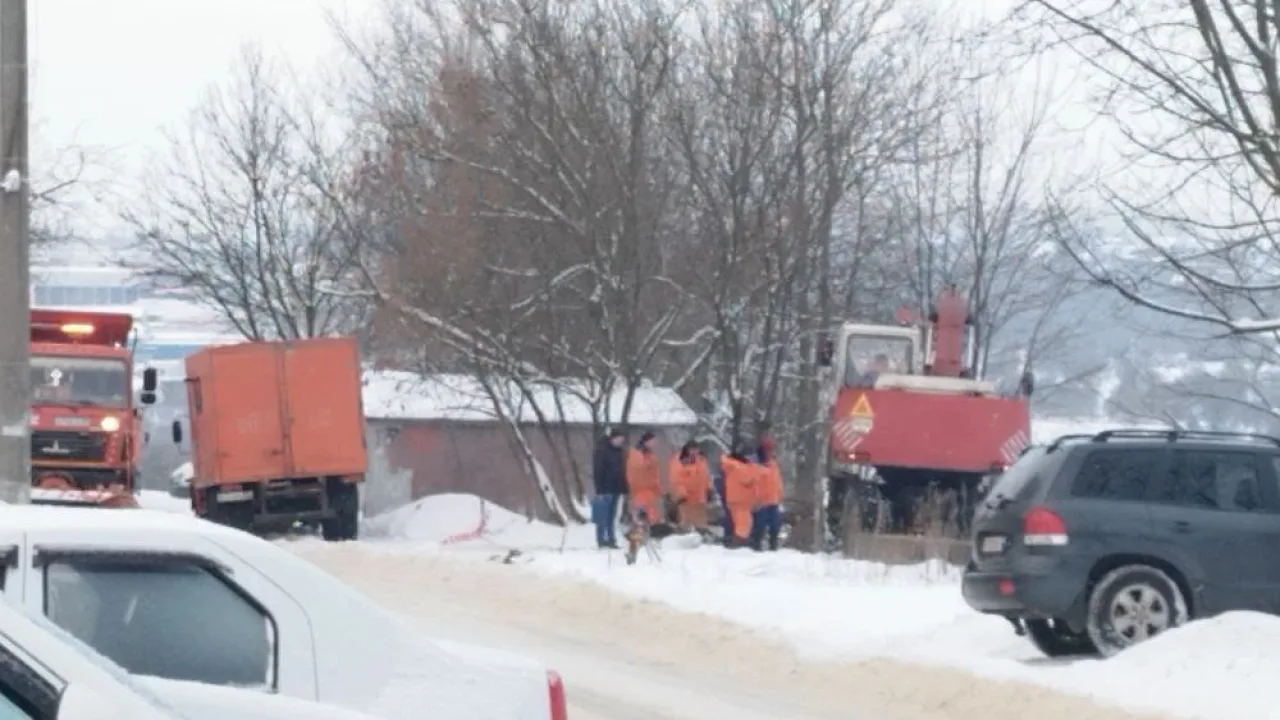В Добром во Владимире прорвало водопровод