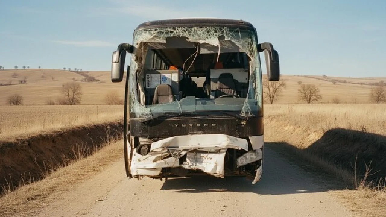 В ДТП с участием автобуса в Камешковском районе пострадали 2 человека