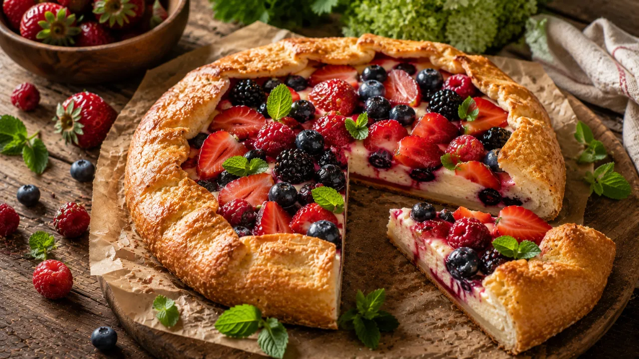 Больше никаких пирогов: делаю творожную галету с ягодами — легкая вкуснятина к чаю