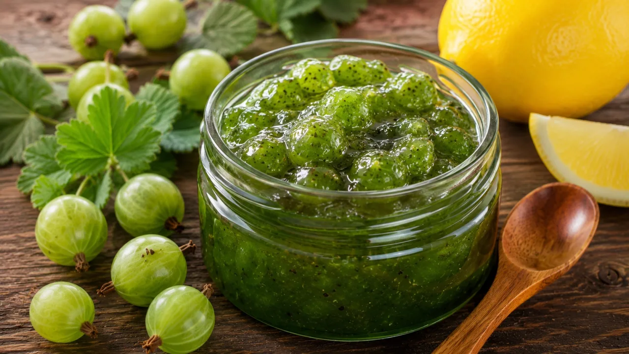 Крыжовник не варю — делаю «Изумрудный» джем с лимоном: кисло-сладкая вкуснятина к чаю в зимние вечера