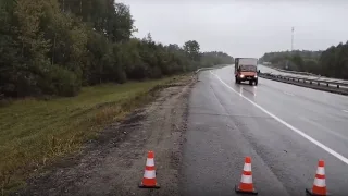 Появилось видео с места ДТП, в котором погиб 45-летний директор телеканала Гусь-Хрустального