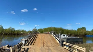 В Вязниках спустя 3,5 недели вернули понтонный мост через Клязьму