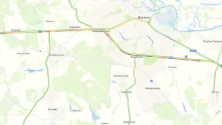 На трассе М-7 в Вязниках растянулась пробка почти в 20 км