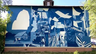 Во Владимире нарисовали граффити-ностальгию