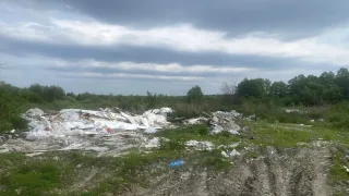 Неизвестные устроили огромную свалку в промзоне Яма во Владимире