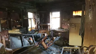 Житель Меленковского района спровоцировал пожар, на котором погиб его друг