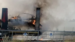 Появились подробности пожара с гоночными авто в Петушинском районе
