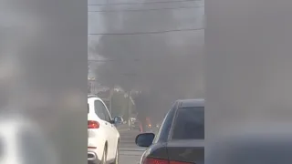 Во Владимире вспыхнул мотоцикл