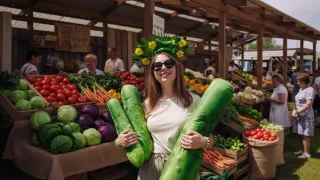Овощной хруст, танцы, цифровые воспоминания и большой рекорд: как Суздаль отметил «Праздник огурца»